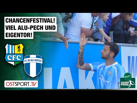 A festival of chances! A lot of bad luck with the aluminum and an own goal: Chemnitzer FC vs. FC ...