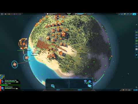 Planetary Annihilation 10 Player FFA : Alone with cannons