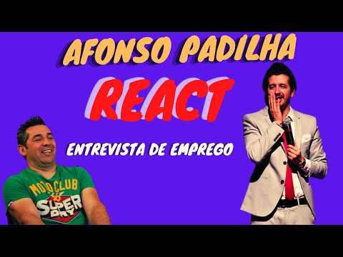 Português reage a Afonso Padilha -  Entrevista de Emprego  - Muito louco este senhor.🤣😂