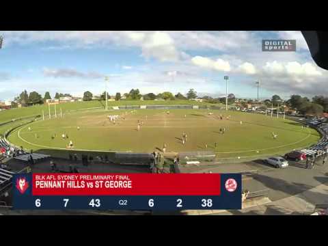 BLK AFL Sydney Preliminary Final - Pennant Hills v St George
