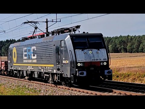 Eurosprinter E189 805 z platformami 