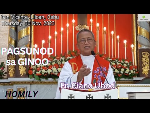 Fr. Ciano Ubod Homily - Unsaon Pagbiya sa tanan aron Pagkuyog sa Ginoo?