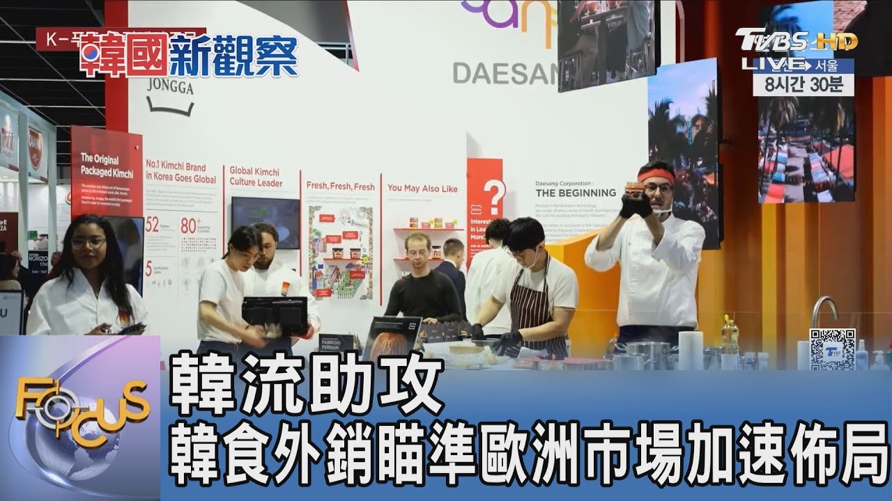 韓流助攻!韓食外銷瞄準歐洲市場加速佈局 出口多元化