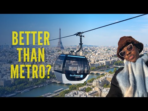 Paris Has a CABLE CAR?! 🚠 My Honest First Impressions | Paris C1 Cable Car