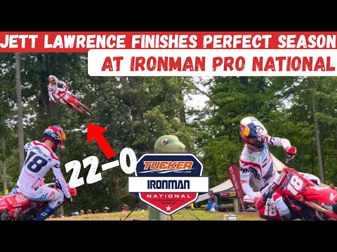 Jett Lawrence Makes Ironman Look EASY!! 22-0 PERFECT SEASON