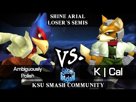 Shine Arial  - Ambiguously Polish (Falco) vs K | Cal (Fox) - Melee Losers Semis