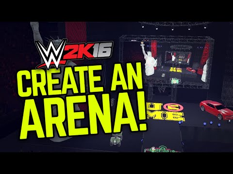 WWE 2K16 Create-an-Arena Gameplay & Features!!
