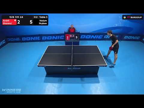 13:15 Andrii Shamrai - Vadym Hryban 03.10.2023 TT Euro.Cup Ukraine Star. TABLE 3