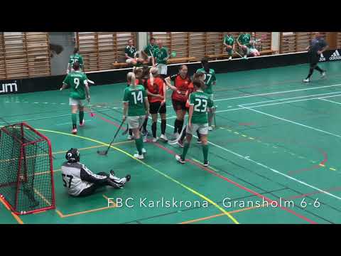 Höjdpunkter från FBC Karlskrona - Gransholm IF