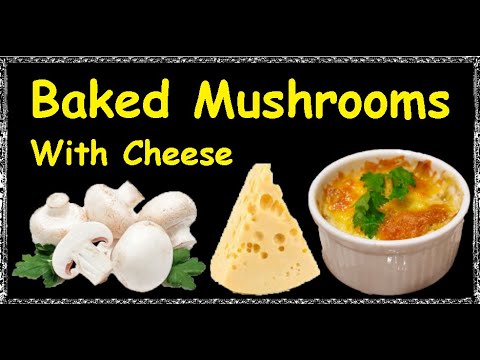 Baked Mushrooms With Cheese / Book of recipes / Bon Appetit