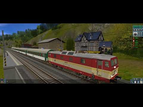 Trainz Simulator 2009  -  Jízda vlakem 5274 Letní kometa
