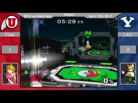 Final vs LAC -- Winner's Quarters | BYU vs the U Singles 4/21/17