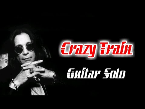 Ozzy Osbourne - Crazy Train (Solo Backing Track)