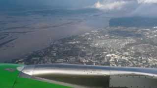 preview picture of video 'S7 Airlines A320-214 flight S7567 taxiing and takeoff from Khabarovsk Novy'