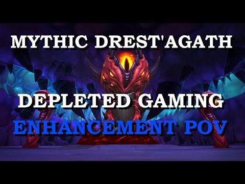 Mythic Drest'agath [First Kill] Enhancement Shaman POV | World of Warcraft | Waves