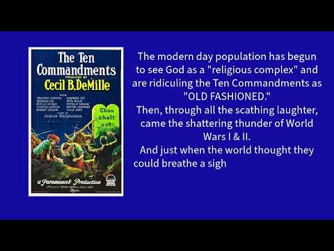 Adaptation of The Ten Commandments Prologue (1923) by Cecil B. DeMille