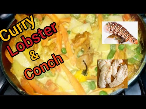 Curry Lobster and Conch | Jamaican Seafood recipe