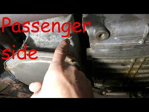 Pontiac G6 transmission oil level check *NO DIPSTICK* have to check using passenger side level plug