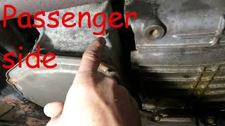 Pontiac G6 transmission oil level check *NO DIPSTICK* have to check using passenger side level plug