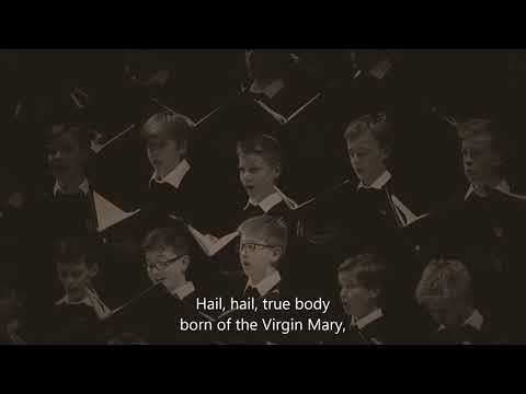 1973: Mozart's "AVE VERUM" by the Tölzer Boys choir, Rudolf Schock & organist Hans Tild