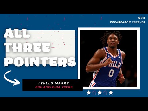 Tyrees Maxxy ALL 10 Three-Pointers From 2022-23 NBA Preseason  | King of NBA