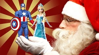 Santa's Toy Bag - Big Hero 6 Disney Frozen Peppa Pig Super Hero Captain America Christmas Toys DCTC