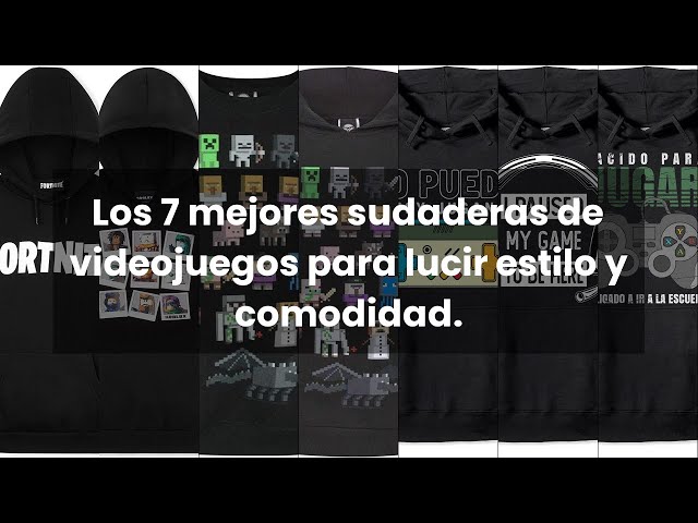 Vídeo relacionado con Castillo ropa divertida friki videojuegos retro regalo Sudadera con Capucha