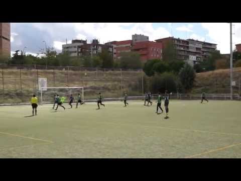 A.D. SPORTING HORTALEZA "C" 3-1 ESCUELA FUTBOL PERISO 12/10/2014 1ª parte Futbol