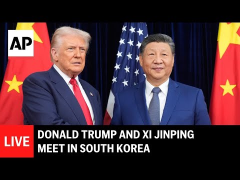 LIVE: Donald Trump and Xi Jinping's meeting in Busan, South Korea