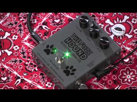 Sleeping Dog FX FUZZ HOUND guitar pedal demo with RS Blackguard and Mojotone LERXST