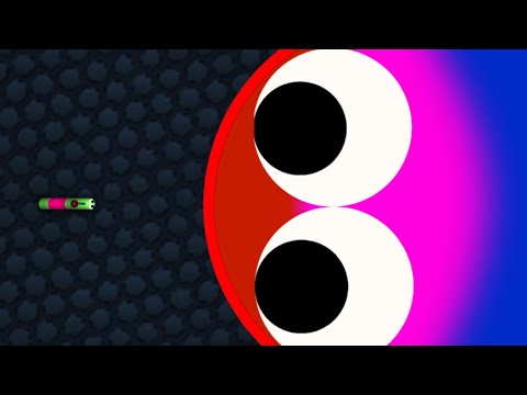 Slither.io 1 Tiny Troll Snake vs Giant Pro Snakes - Epic Slitherio Gameplay
