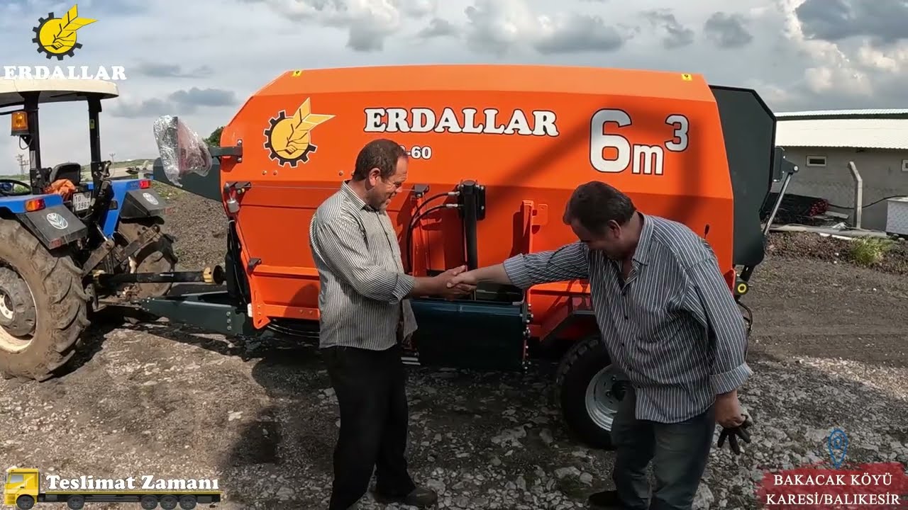 APPLY!!! ERDALLAR feed mixer and spreader | 6 m3 | 2 augers | Leasing option 0% APR