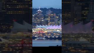 Twilight sailaway in Vancouver BC