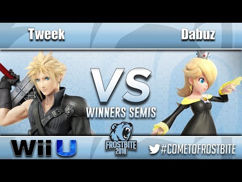 P1 | Tweek (Cloud) vs. Dabuz (Rosalina and Luma) - Wii U Winners Semifinals - Frostbite 2018