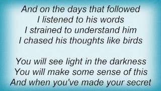 Sting - Secret Journey Lyrics