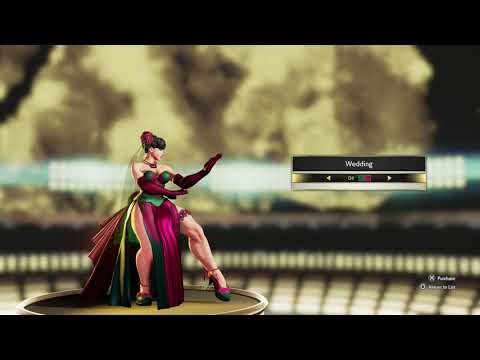 Street Fighter V - Chun-Li "Wedding" Costume Colors (1-10)