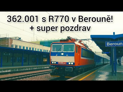 Retro eso 362.001 s R770 v Berouně 28.9.2022