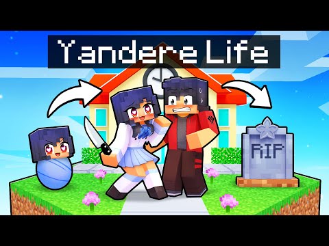 Having a YANDERE LIFE in Minecraft!