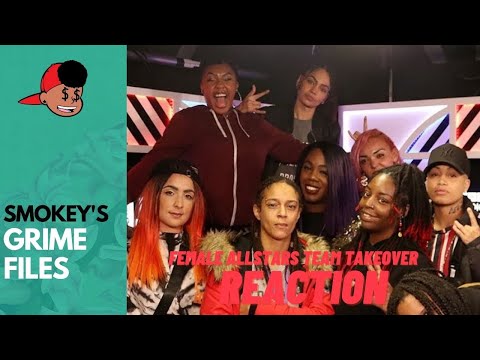 American Rapper First Time Hearing Female Allstars Team Takeover for DJ Target on 1Xtra (Reaction)