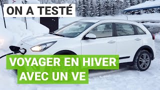 900km en HIVER avec une voiture électrique (Kia e-Niro)