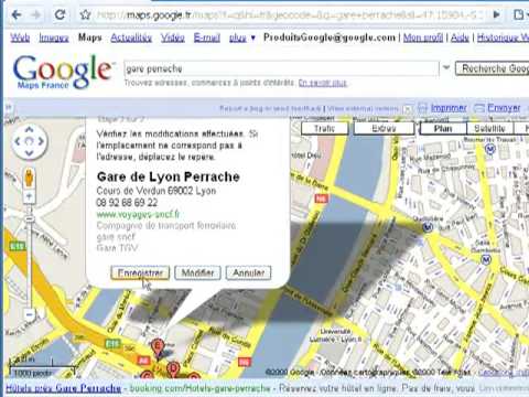 comment modifier google maps