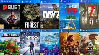 Top 20 Best PS4 OPEN WORLD SURVIVAL Games