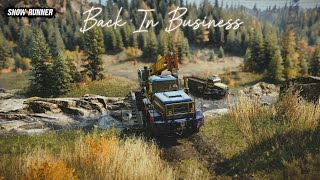 SNOWRUNNER: Back in Business Mission | Washington | PLAD 440 “Buddy”, PLAD 450 & Derry Longhorn 4520