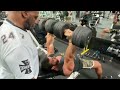 Dani Younan chest workout with Chris Cormier | 3 weeks out from 2021 Arnold Classic
