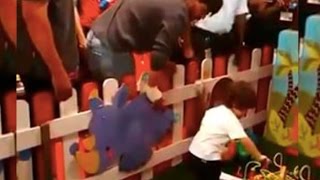 Leaked Video: Shah Rukh Khan And AbRam Playing At A Toy Store