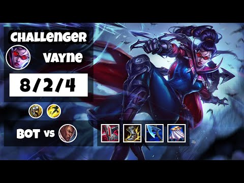 Vayne vs Lucian BR Challenger BOT (8/2/4) - v11.18