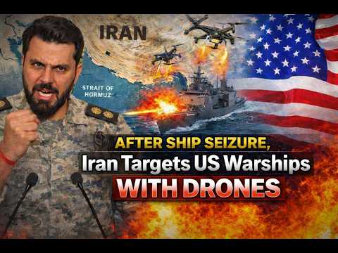 Iran Fires Drones at US Warships After Navy Seizes Iranian Cargo Ship