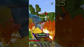 雷の杖と火の杖が羊毛を燃やして奈落に落としやすい⚔️cubecraft【統合版サーバー実況】#shorts #short #minecraft #マイクラ #cubecraft #マイクラpvp