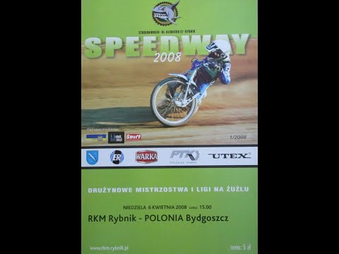 ROW Rybnik - Polonia Bydgoszcz I runda I ligi 06.04.2008