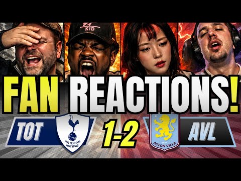 Spurs fans FUMING reactions to Spurs 1-2 Aston Villa! FA Cup Fan Reactions